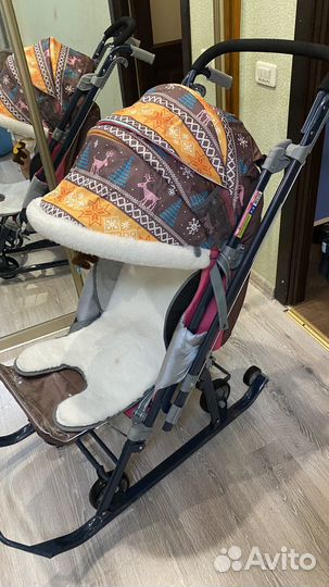 Санки коляска Ника 7 3
