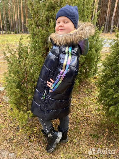 Куртка зимняя для девочки 140