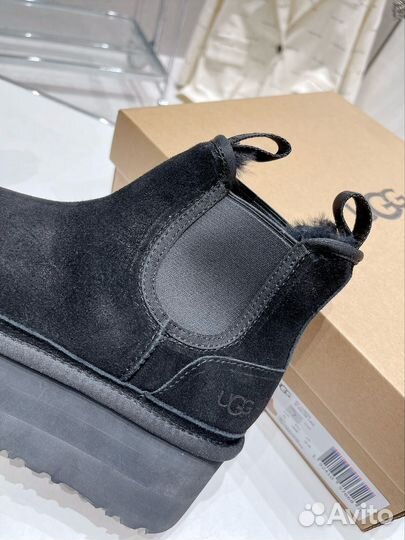 UGG Neumel Platform Chelsea Black Угги 40