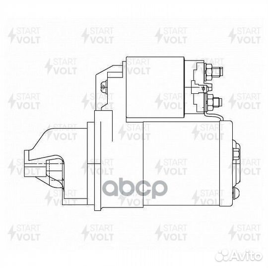 Стартер Suzuki Grand Vitara (05) 2.4i 1,3кВт (LSt