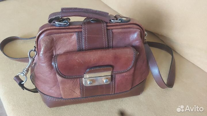 Сумка женская натуральная кожа бу