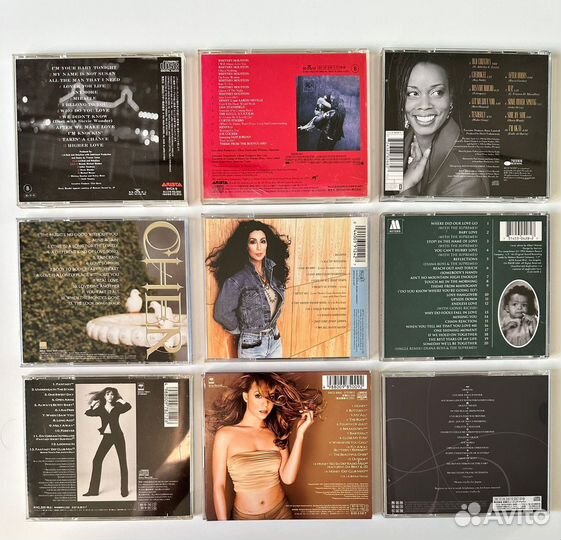 CDдискиWhitney Houston/celine dion/Cher и др