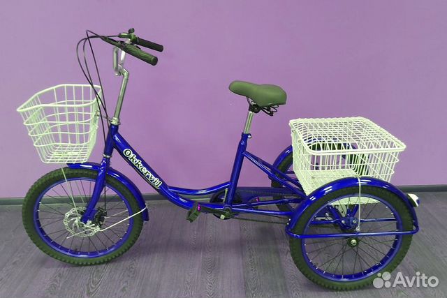 Велосипед трехколесный Фермер OK-3W 20'' 6 скор