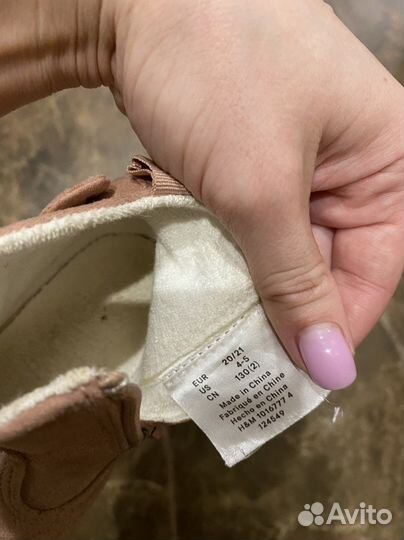 Сапоги ботинки для девочки hm 20-21