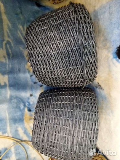 Кашпо из ротанга