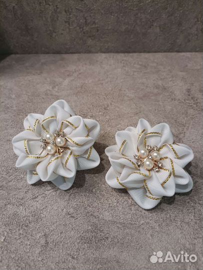 Резиночки для волос ручной работы