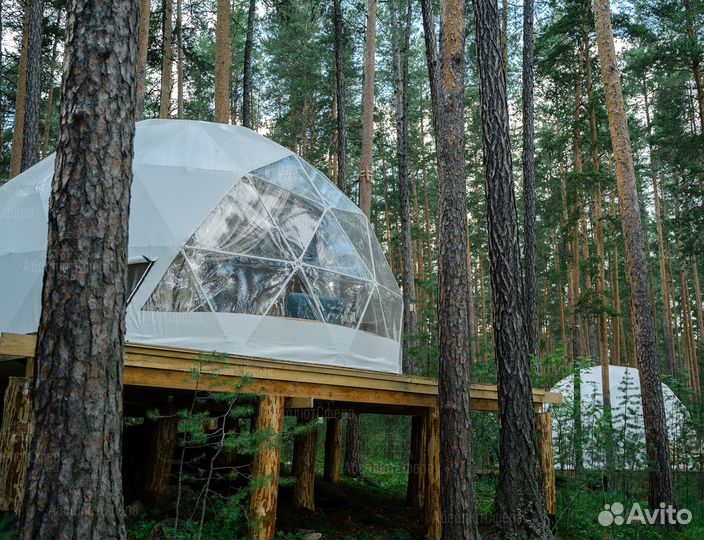 Геокупол тент палатка D7 (7м) летний