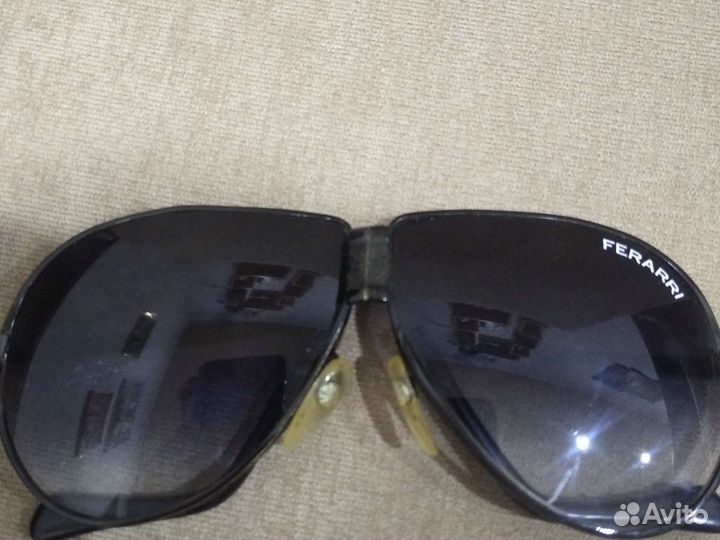 Очки солнцезащитные ferarri 80-х годов, чёрные