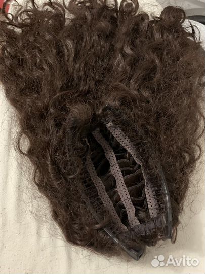 Парик хвост на заколке