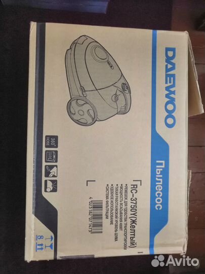 Пылесос daewoo RC-3750Y