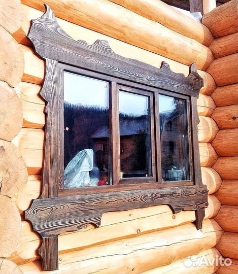 Деревянные окна со стеклопакетом / Окна из дерева