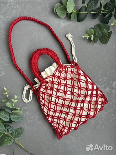 Новая сумка авоська с мешочком