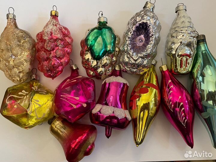 Винтажные Советские Елочные игрушки Подвески