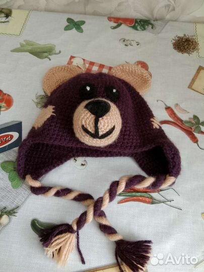 Детская тёплая шапка