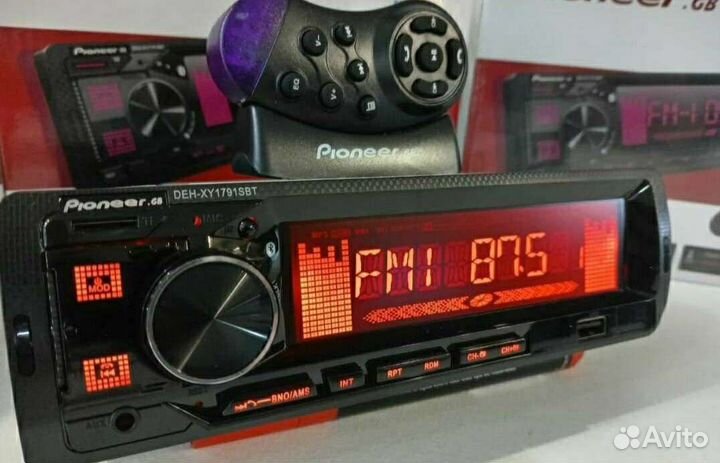 Магнитола pioneer с блютусом новая + гарантия
