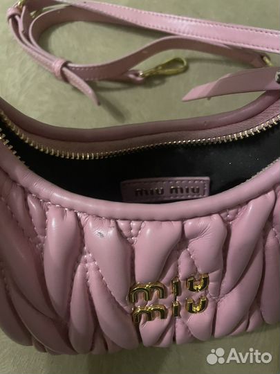 Сумка натуральная кожа miu miu