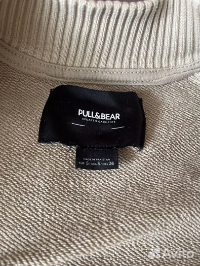 Бомбер мужской pull and bear