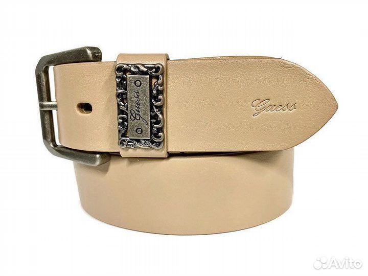 Ремень кожаный бренд Guess 1744