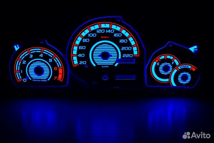 Ford Puma (97-02) тюнинг шкалы приборов тип 1