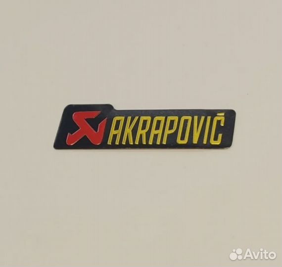 Наклейка на глушитель Akrapovic