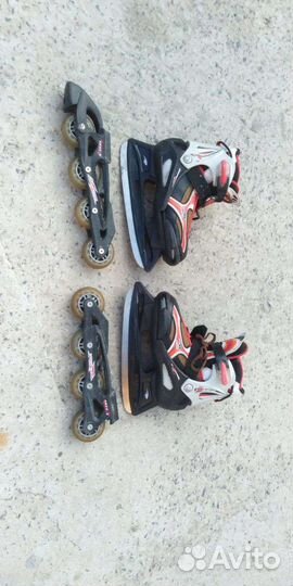 Коньки ролики 2 в 1