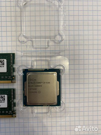 Intel i3-4160 и 16Gb DDR3 (2x8)