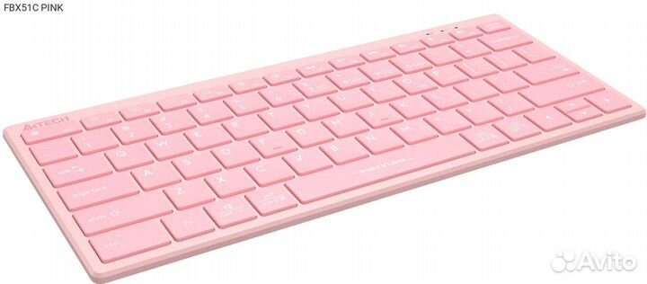 FBX51C pink, Клавиатура A4Tech Fstyler FBX51C Беспро