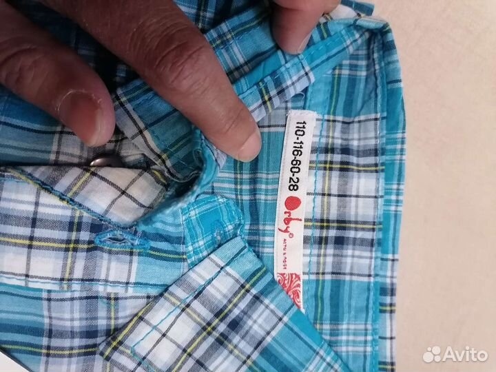 Новая рубашка для мальчика р 110 и 116
