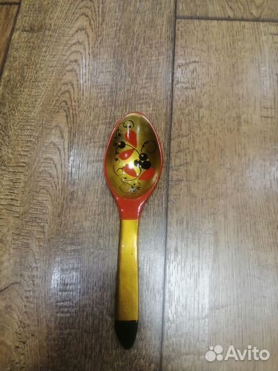 Ложки деревянные расписные СССР