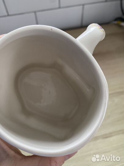 Кружка в виде черепушки по мексиканским мотивам