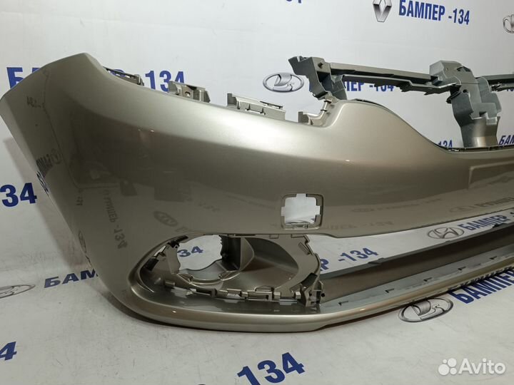 Бампер передний renault logan 2 бежевый