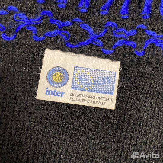 Inter Milan Шарф Сделан в Италии Оригинальный
