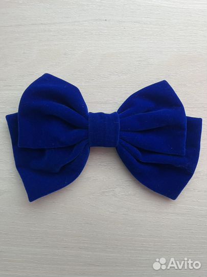 Набор бархатных бантов на заколках