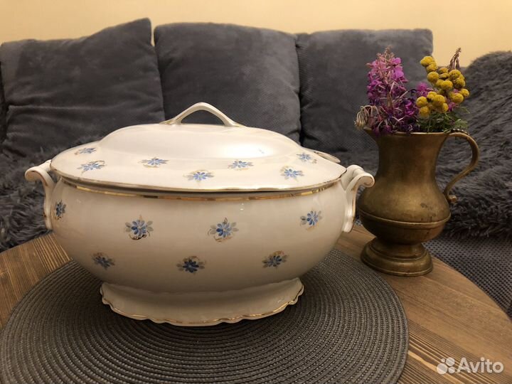 Супница от сервиза. Коростень 1955 год