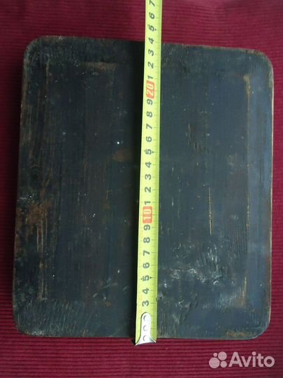 Икона старинная пресспапье мрамор