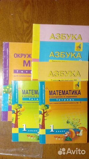 Рабочие тетради 1 класс пнш