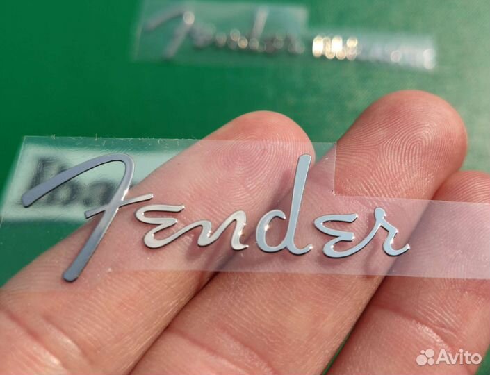 Наклейка металлическая Fender Telecaster