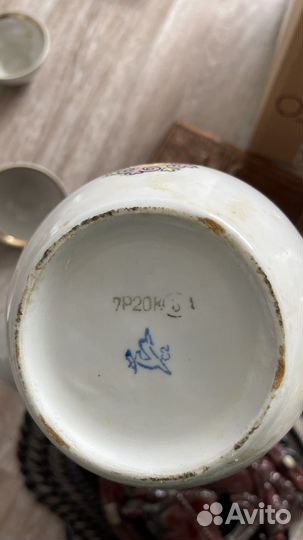 Заварочный чайник 1,3л с пиалами Кузяево,ссср