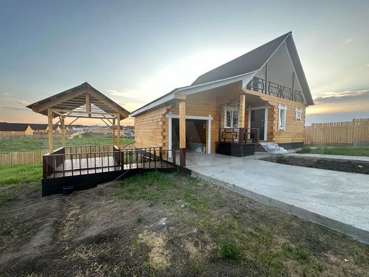 Коттедж 100 м² на участке 10 сот.