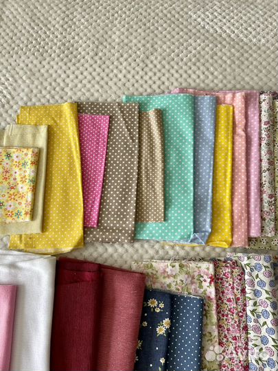 Отрезы ткани для рукоделия