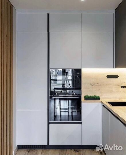 Кухня с барной стойкой