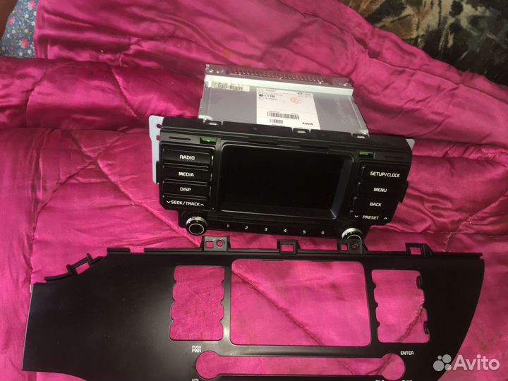 Магнитола kia rio 4 киа рио штатная