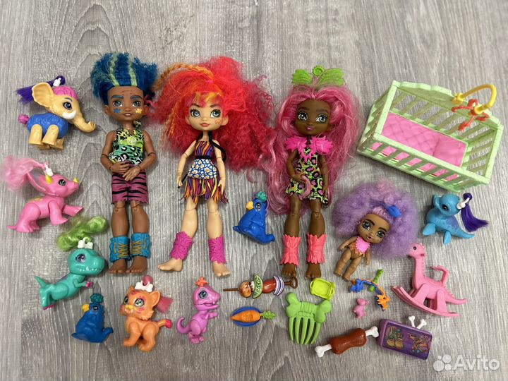 Куклы Cave Club Оригинал с питомцами