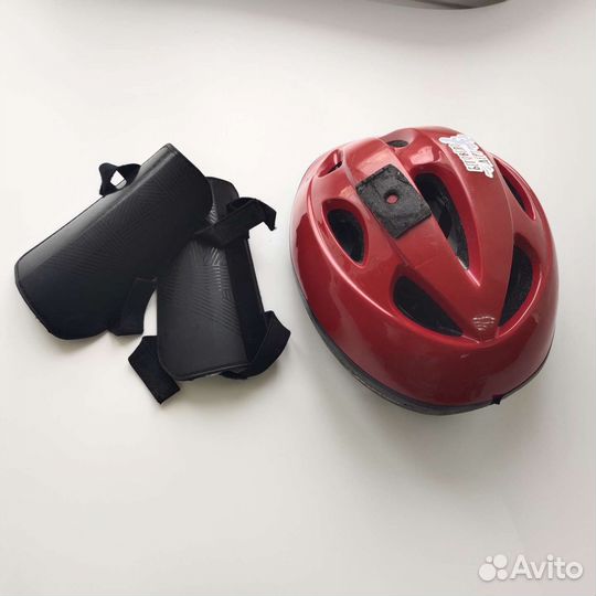 Велошлем детский+защита голени