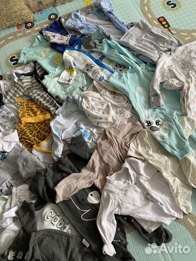 Детские вещи пакетом, в основном 62 размер