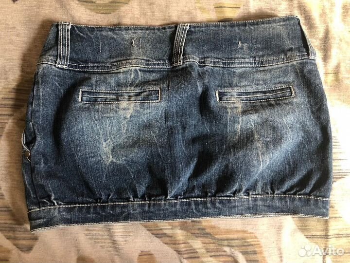Юбка джинсовая под леггинсы