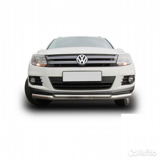 Защита переднего бампера Volkswagen tiguan (2011)