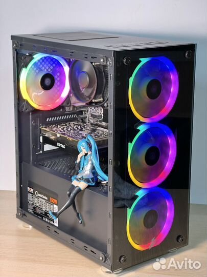 Игровой пк i5 и GTX 1050 Ti 4Gb + 16Gb