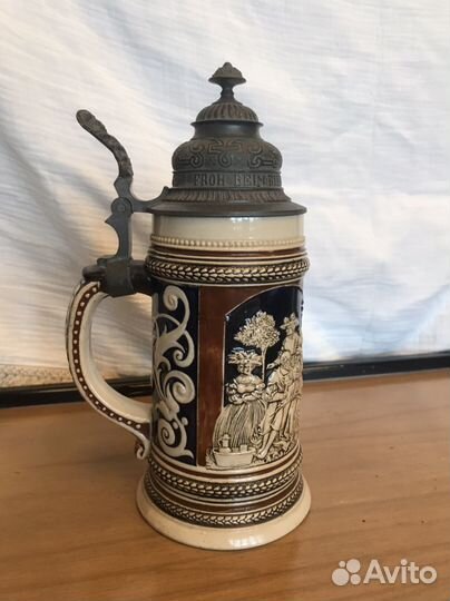 Антикварная пивная кружка Германия