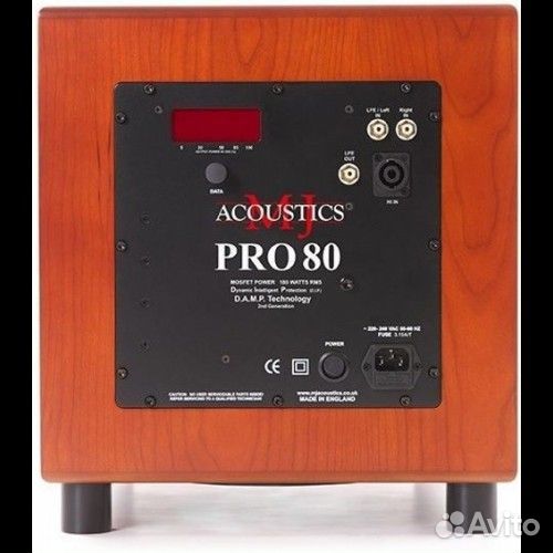 Сабвуфер MJ Acoustics Pro 80 Mk I black ash